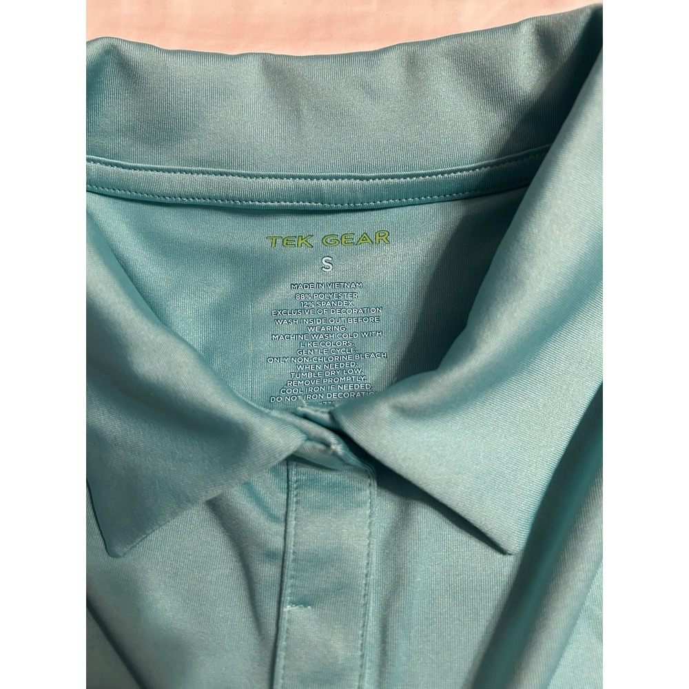 Tek Gear Green Polo Shirt Size Small Women's Athletic Golf Tennis Pickleball Top - Picture 3 of 3